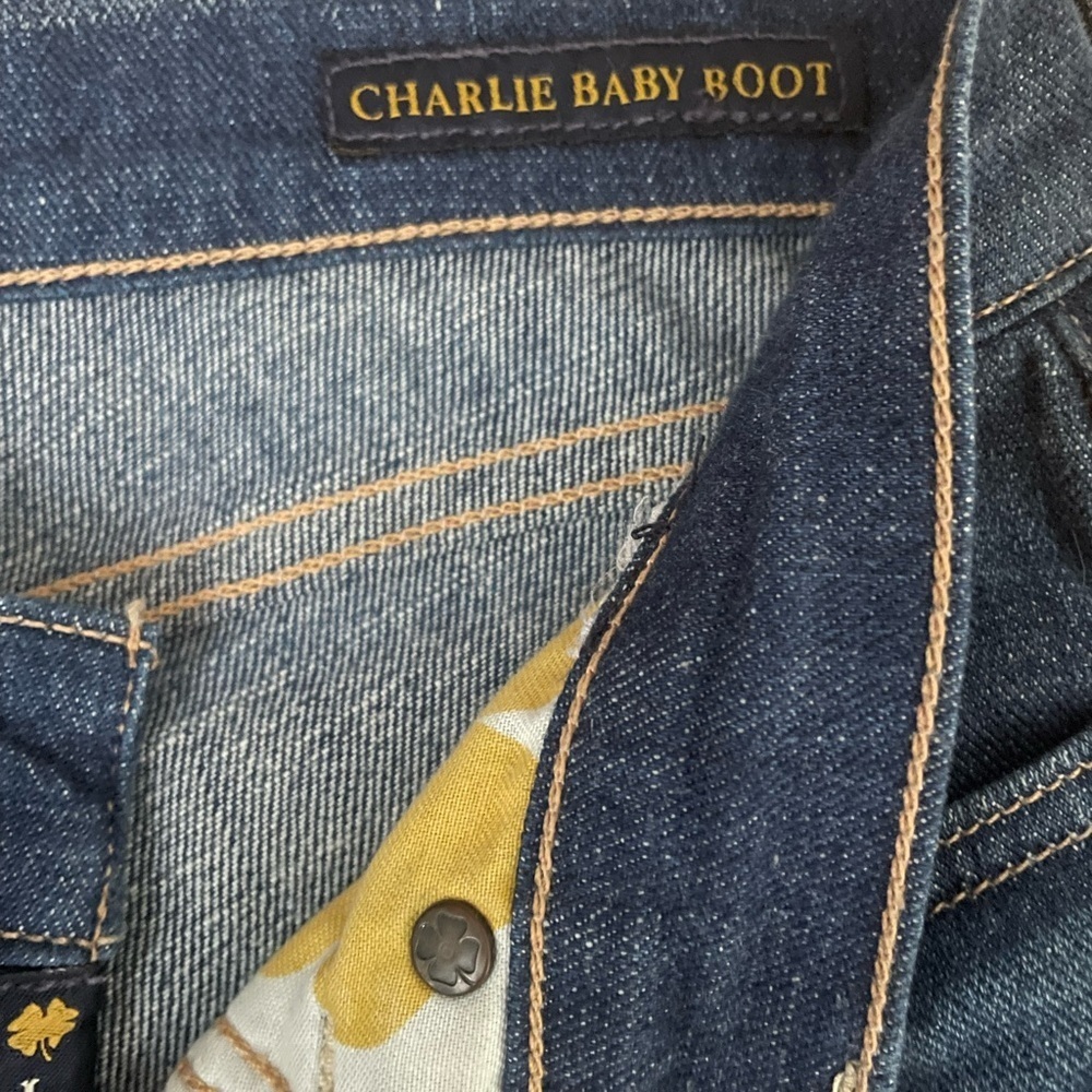 LUCKY BRAND Blue jeans of America made in 🇺🇸 baby bootcut size 0/25 - Picture 6 of 6